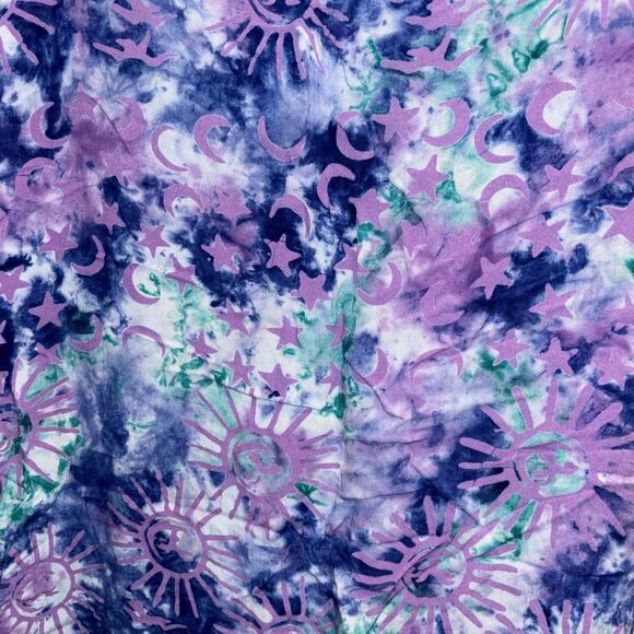 Sun Moon & Stars Celestial Fringe Scarf - Picture 2 of 3